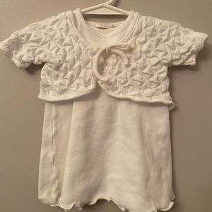 Precious Boutique Brand Simple Pleasures Baby Two-Piece Dress With Jacket, 3-6 M